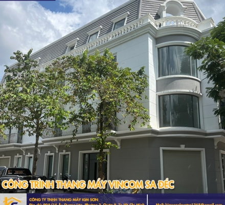 [Công trình thi công thang máy] - Vincom Sa Đéc